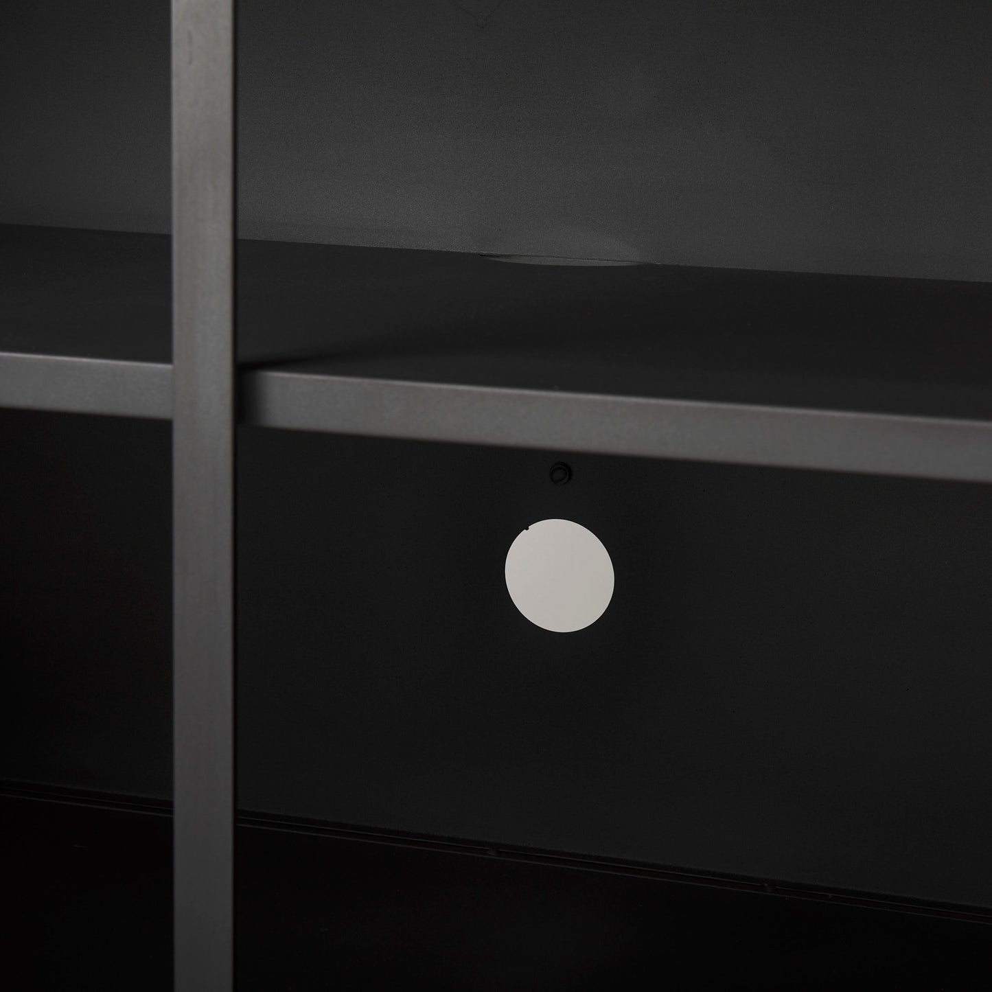 Roxdale 82.0L x 18.0W x 29.0H Acid Wash Metal Sideboard