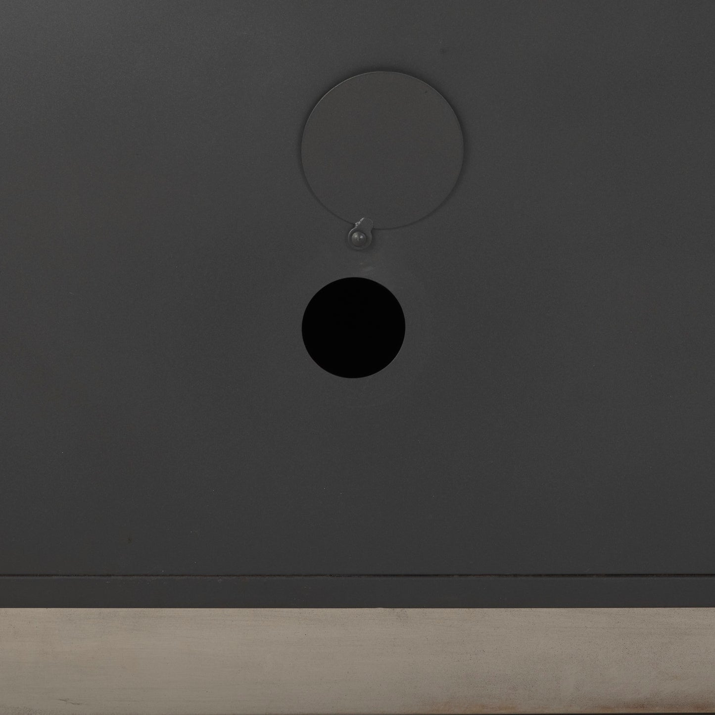 Roxdale 82.0L x 18.0W x 29.0H Acid Wash Metal Sideboard