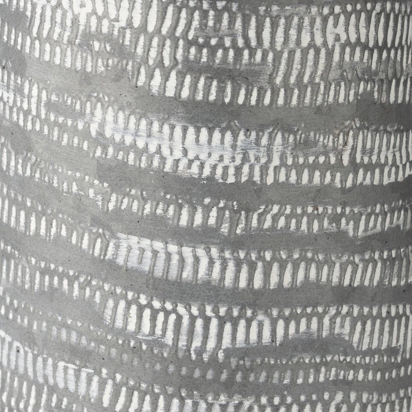 Serena I 8H Small Gray/White Textured Metal Jug