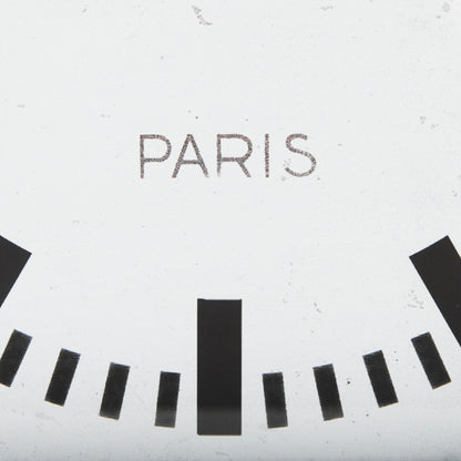 Felix Gray Metal Square Table Clock