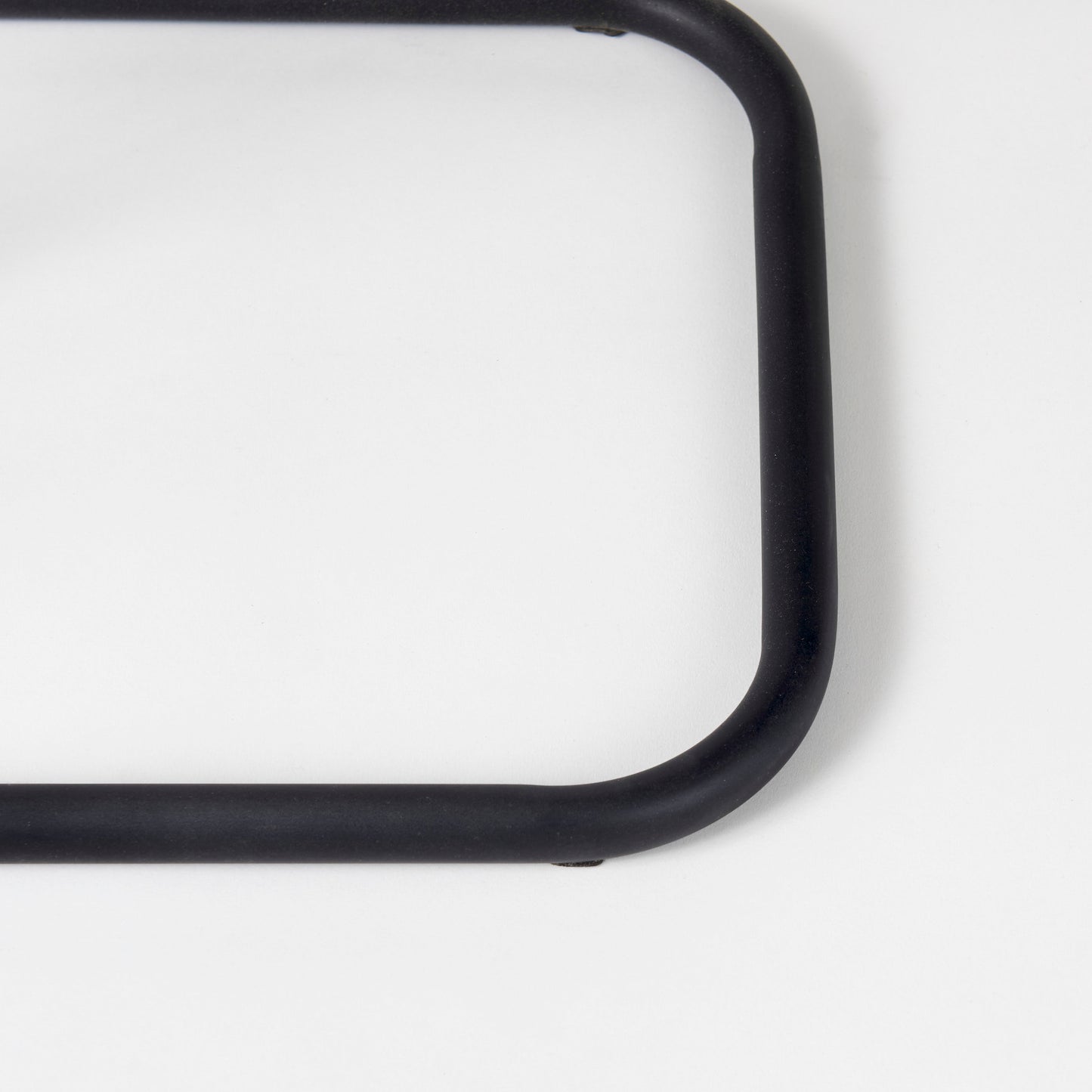 Kyra 12.0L x 20.0W x 23.0H White Marble Top W/Black Iron Frame C-Shaped End and Side Table