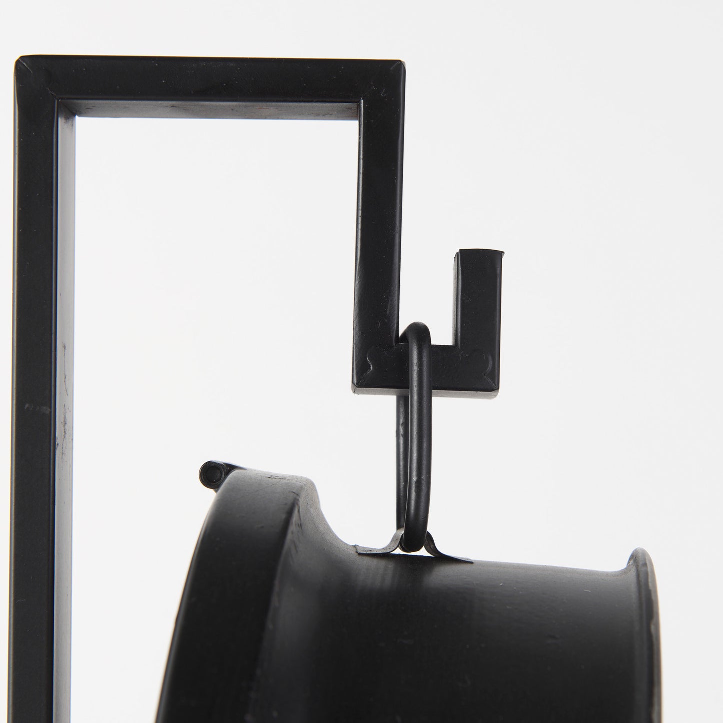 Taxz Metallic Brown Metal Hanging Table Clock