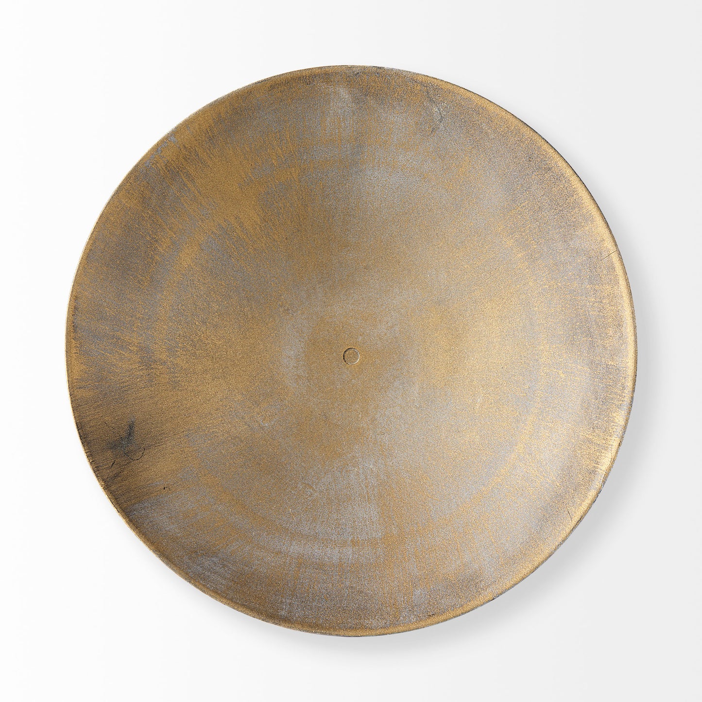 Chadwick II 13L x 13W Gold Metal Webbed Feet Bowl