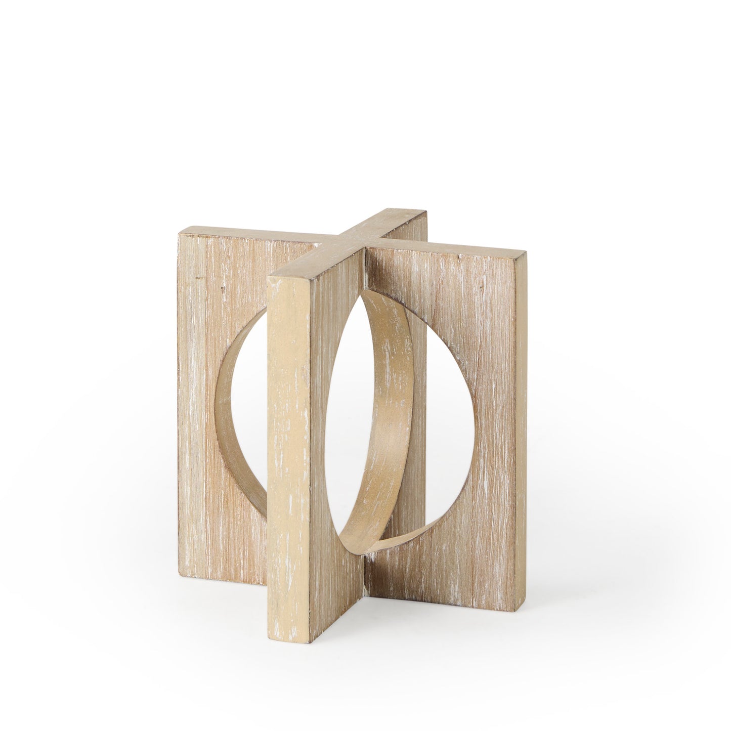 Cambie 5.7L x 5.7W x 5.7H Light Brown Wood Small Decorative Object