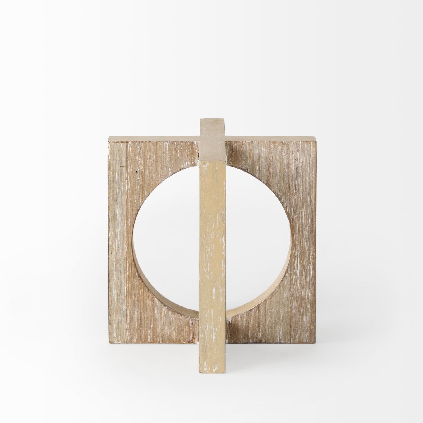 Cambie 5.7L x 5.7W x 5.7H Light Brown Wood Small Decorative Object