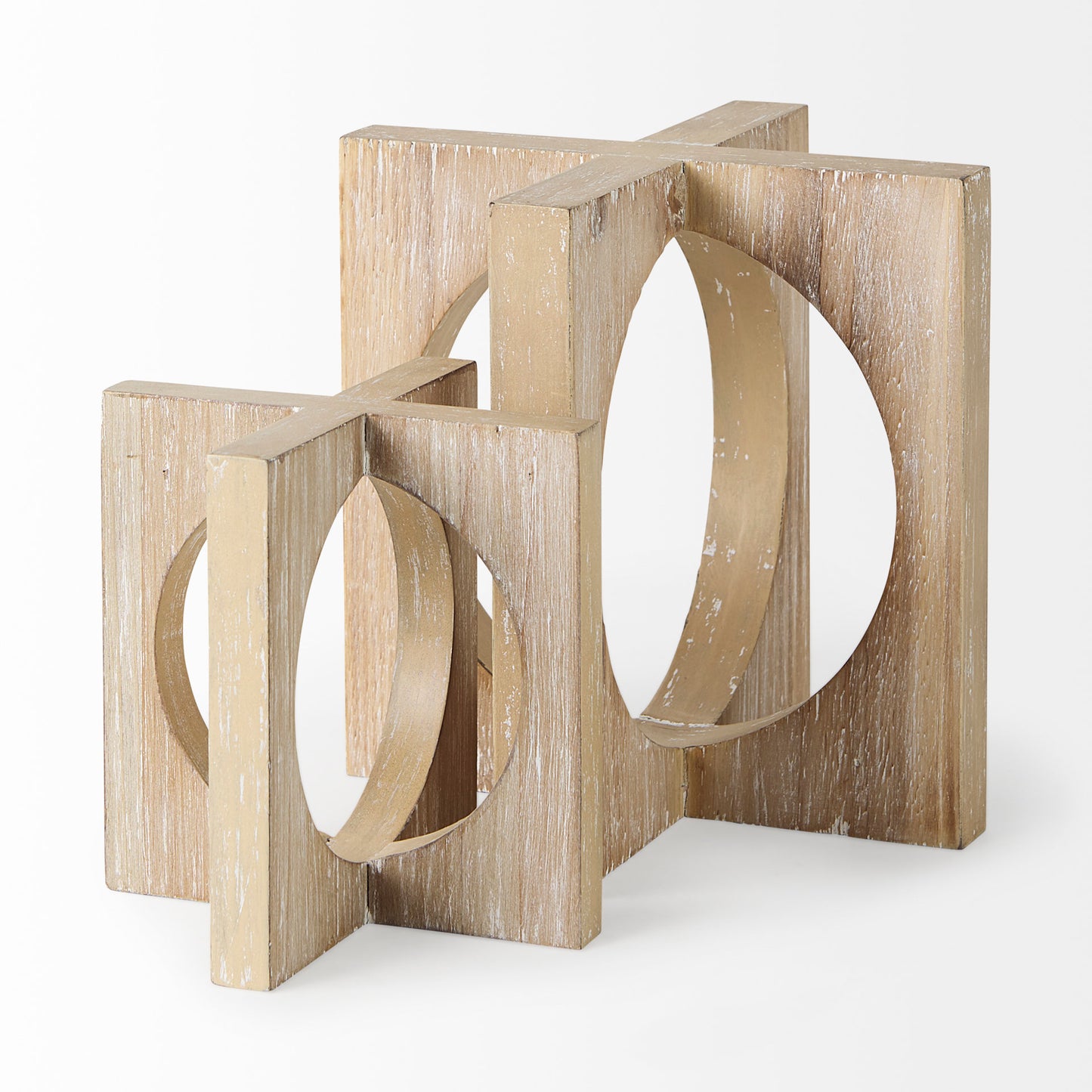 Cambie 5.7L x 5.7W x 5.7H Light Brown Wood Small Decorative Object