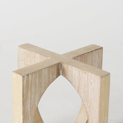 Cambie 5.7L x 5.7W x 5.7H Light Brown Wood Small Decorative Object