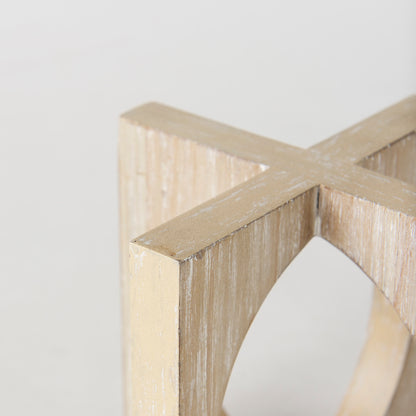 Cambie 5.7L x 5.7W x 5.7H Light Brown Wood Small Decorative Object