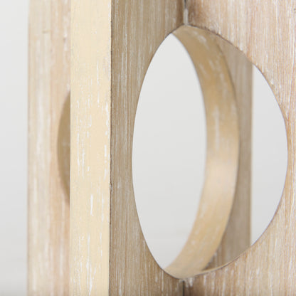 Cambie 5.7L x 5.7W x 5.7H Light Brown Wood Small Decorative Object