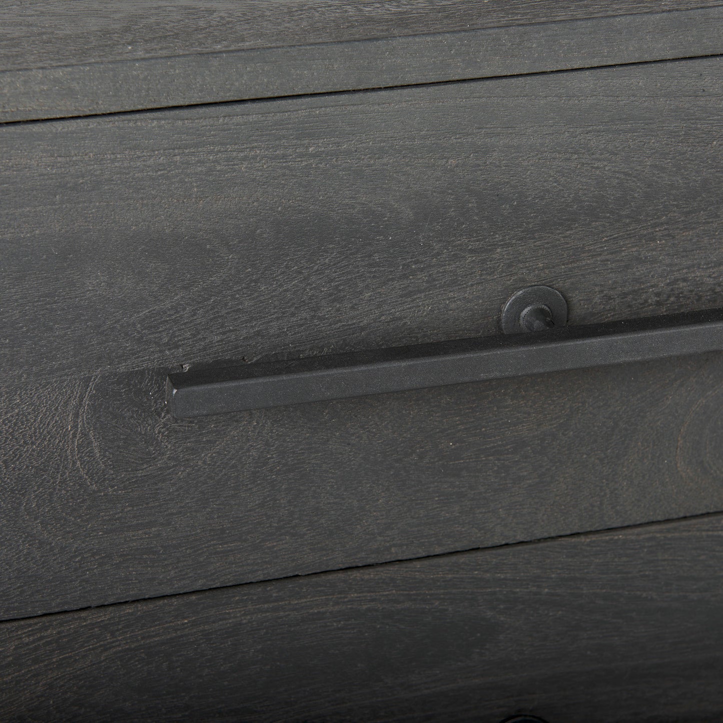 Ward 34L x 18W Brown Wood and Iron 3 Drawer Accent Cabinet