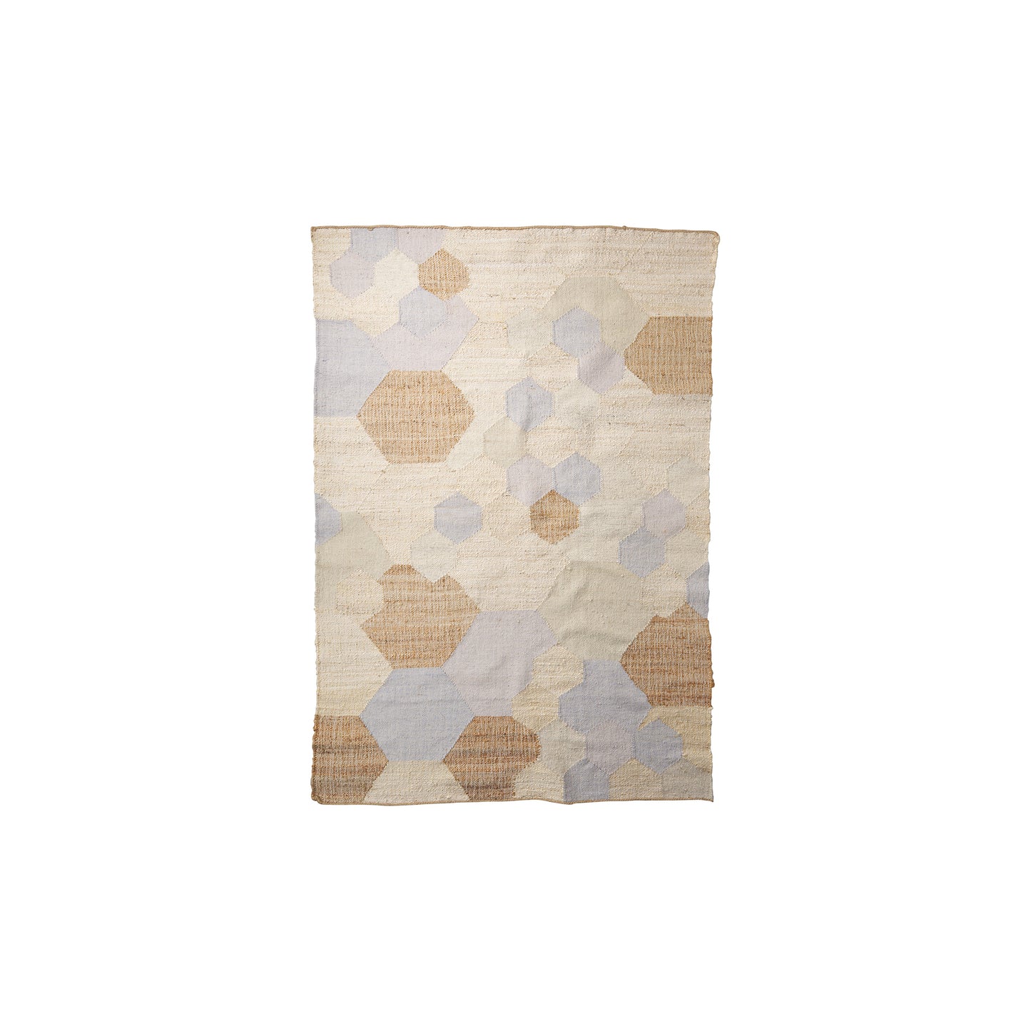 Mayson 5x8 Cream Multi-Colored Honeycomb Pattern Area Rug
