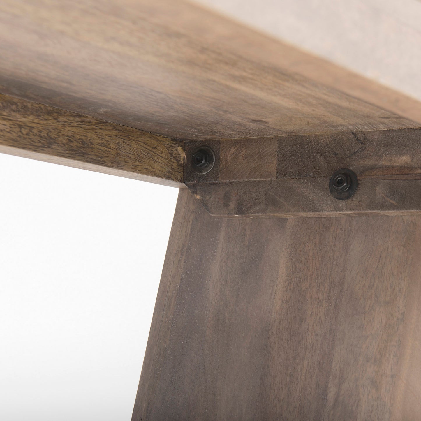 Elaine I 58L x 14.75W x 20H Brown Wood Upholstered Cream Seat Entryway Bench