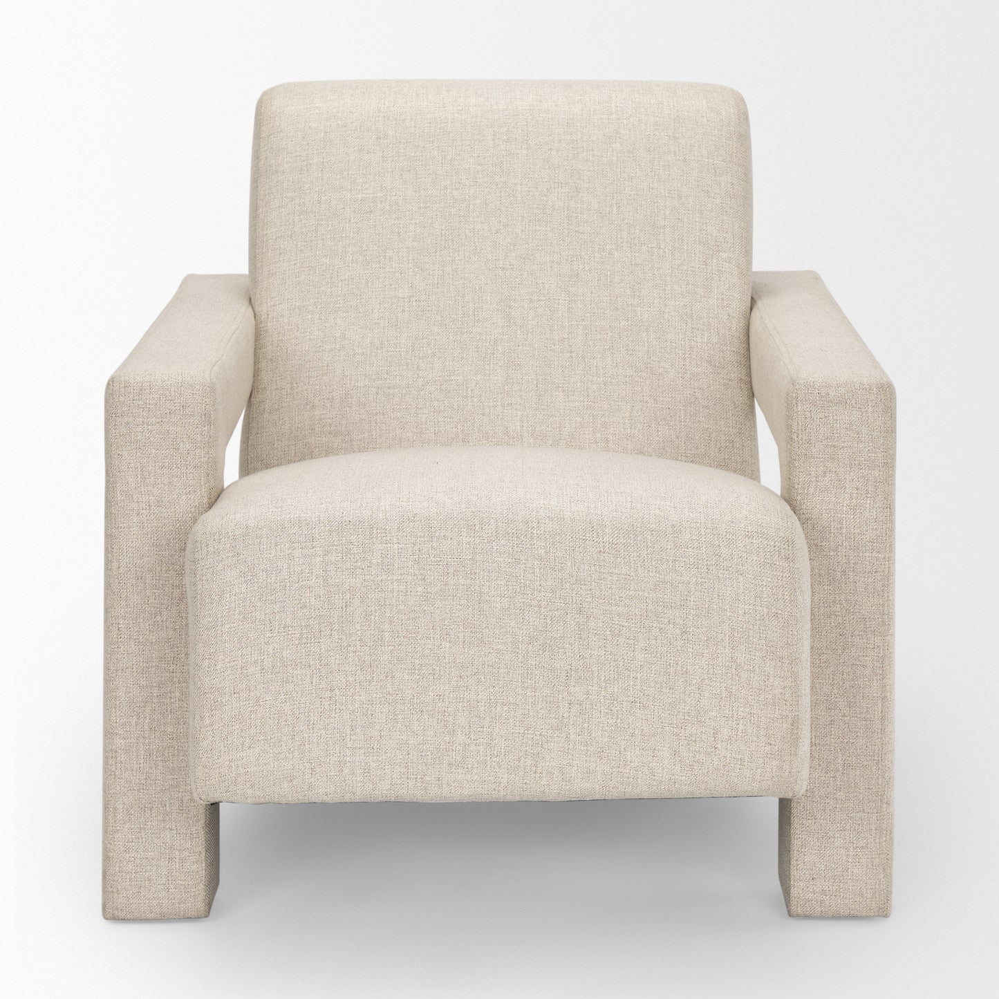 Sovereign Oatmeal Fully Upholstered Accent Chair