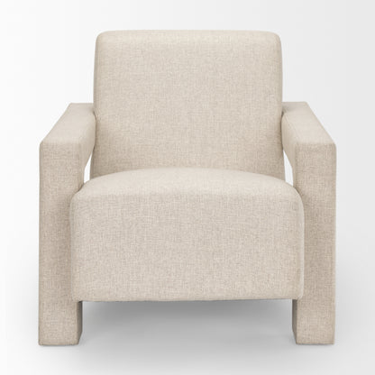 Sovereign Oatmeal Fully Upholstered Accent Chair