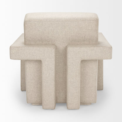 Sovereign Oatmeal Fully Upholstered Accent Chair