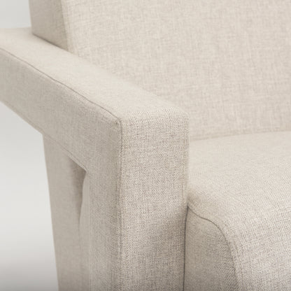 Sovereign Oatmeal Fully Upholstered Accent Chair