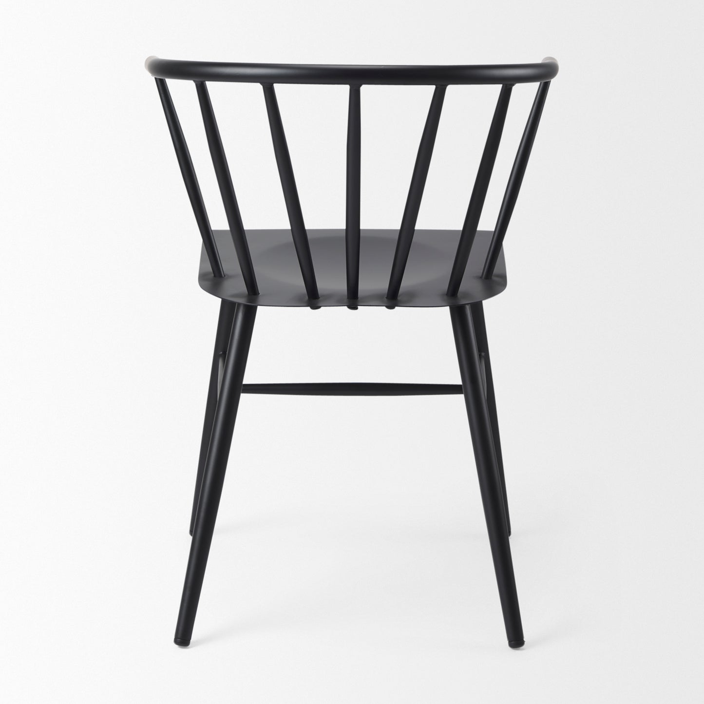 Colin 21.3L x 21.3W x 30.3H Black Metal Dining Chair