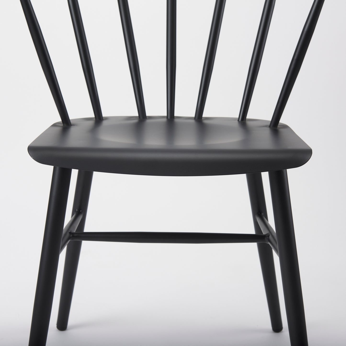 Colin 21.3L x 21.3W x 30.3H Black Metal Dining Chair