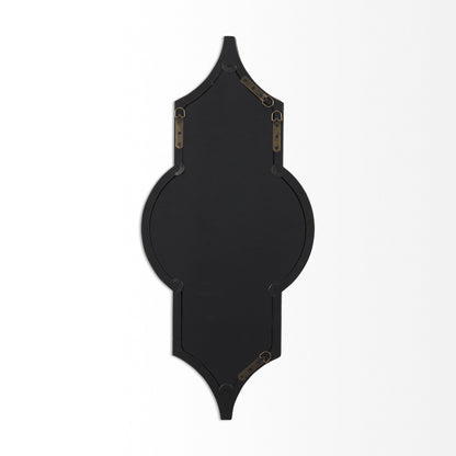 Tamanar 15x34 Brown Wood Frame Mirror