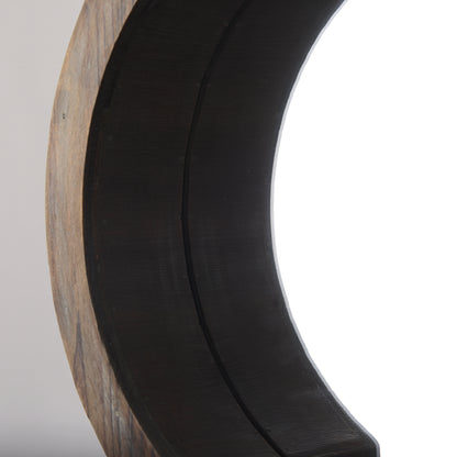 Tamanar 15x34 Brown Wood Frame Mirror