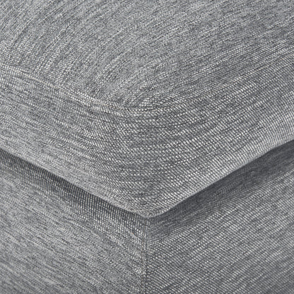 Valence 3 Piece (W/ 2 x Ottoman) Castlerock Gray Modular Sofa Set