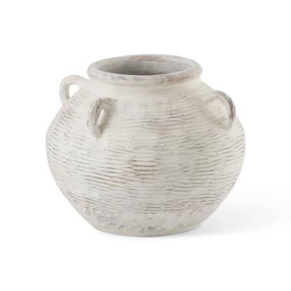 Misha 19.7L x 19.7W x 16.1H Ceramic Floor Vase