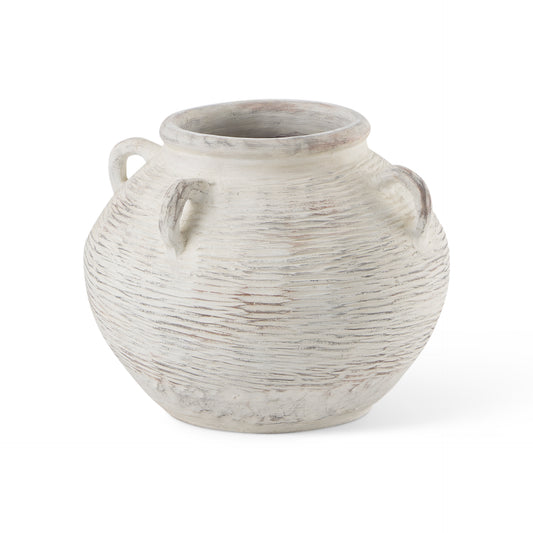 Misha 19.7L x 19.7W x 16.1H Ceramic Floor Vase