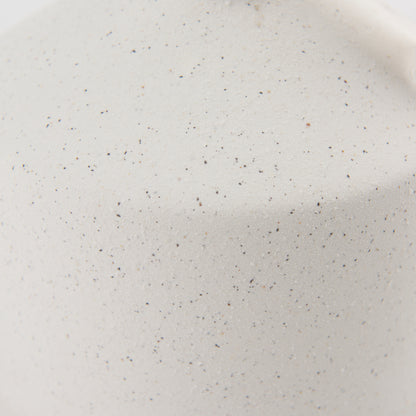Burton 10.8H Small White Ceramic Jug Vase
