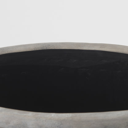 Zuma 27.2L x 18.1W x 24.4H Light Gray Ceramic Floor Vase