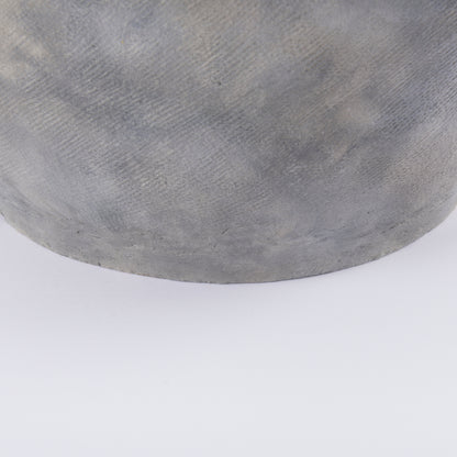 Zuma 27.2L x 18.1W x 24.4H Light Gray Ceramic Floor Vase
