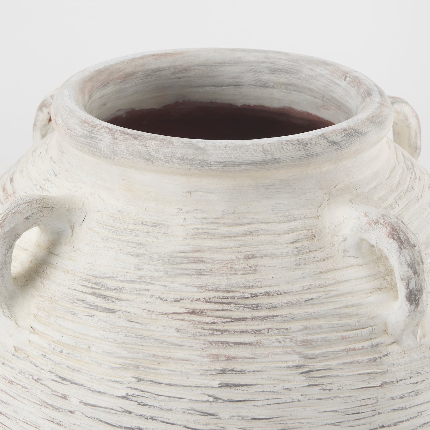 Misha 19.7L x 19.7W x 16.1H Ceramic Floor Vase