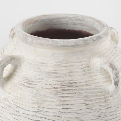 Misha 19.7L x 19.7W x 16.1H Ceramic Floor Vase