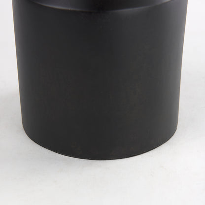 Aubrey Small 14.0H Black Iron Flower Vase