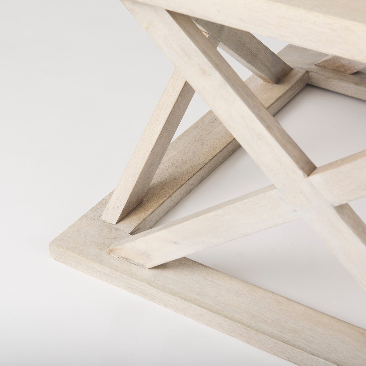 Forsey 48.0L x 28.0W x 17.5H Blonde Wood Rectangular Coffee Table