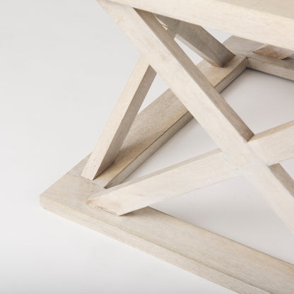 Forsey 48.0L x 28.0W x 17.5H Blonde Wood Rectangular Coffee Table