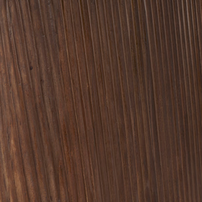 Lance 94"L x 50"W x30"H Medium Brown Solid Wood Oval Dining Table