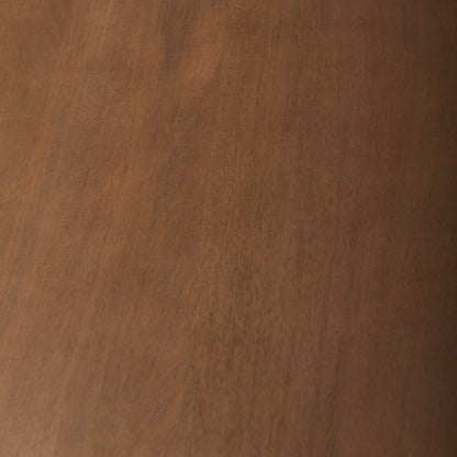 Lance 94"L x 50"W x30"H Medium Brown Solid Wood Oval Dining Table