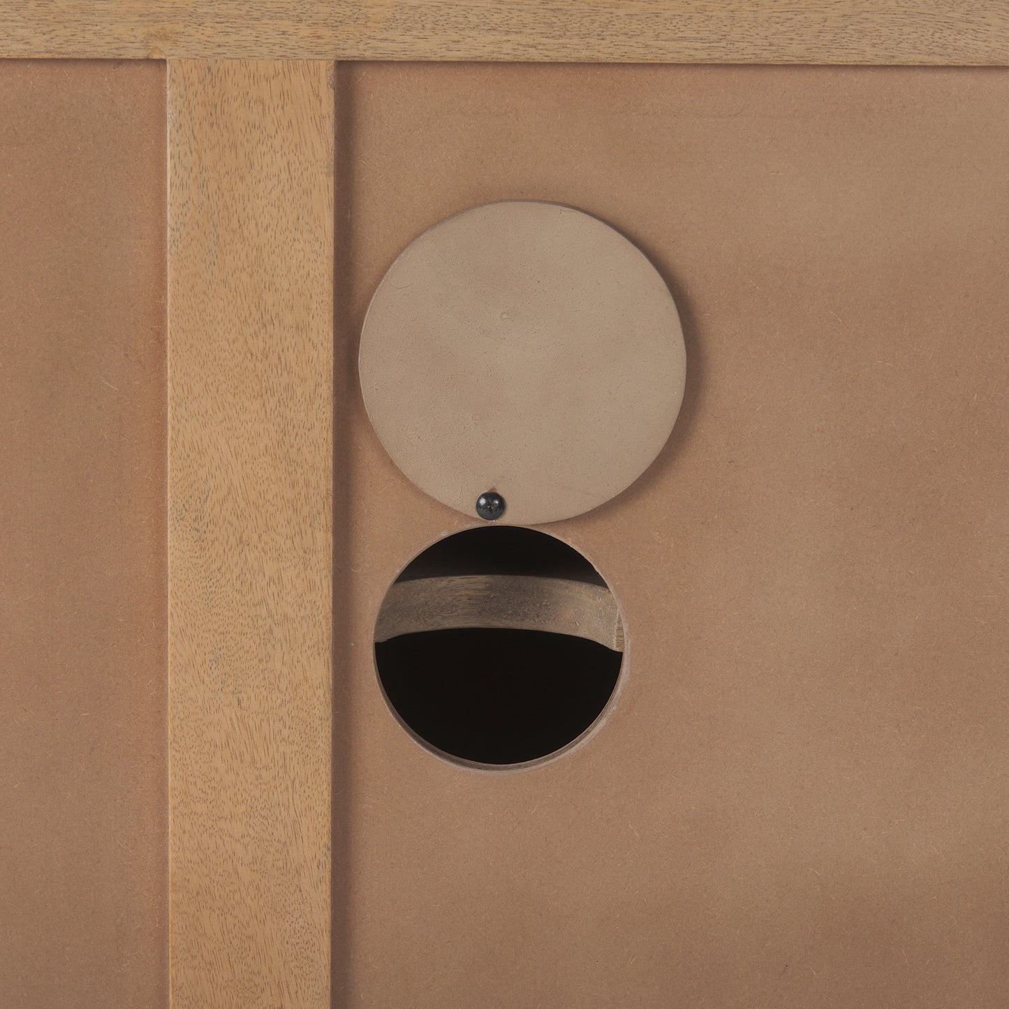 Sable 37.0L x 17.0W x 30.5H Light Brown Wood Accent Cabinet