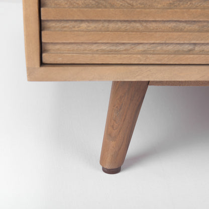 Sable 38.0L x 27.0W x 18.0H Light Brown Wood Coffee Table