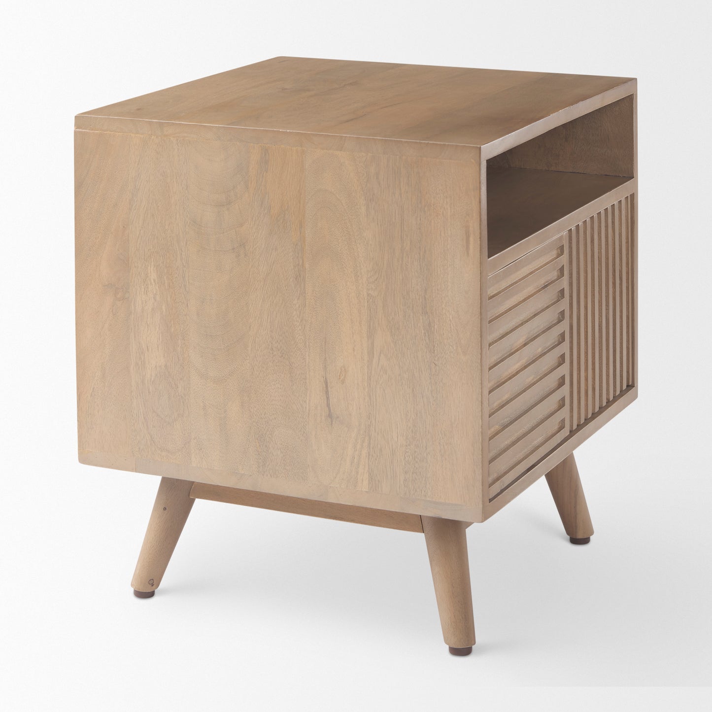 Sable 19.0L x 19.0W x 21.5H Light Brown Wood Side Table