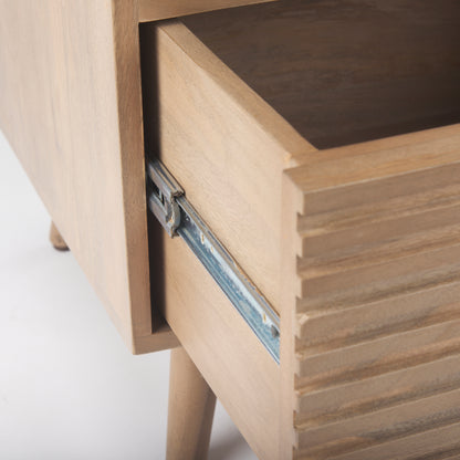 Sable 19.0L x 19.0W x 21.5H Light Brown Wood Side Table