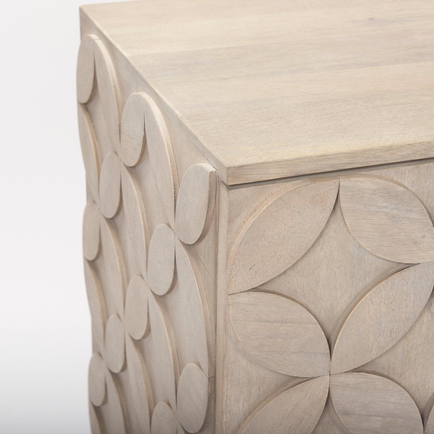 Excelsior 36.0L x 18.0W x 32.5H Light Brown Wood Gold Iron Base Accent Cabinet