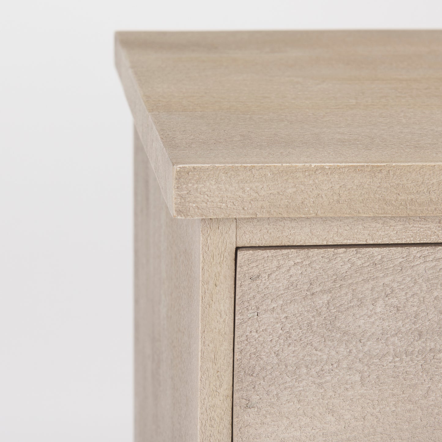 Braxton 33.5L x 18.5W x 31.5H Beige Wood W/Black Accents 2 Door Accent Cabinet