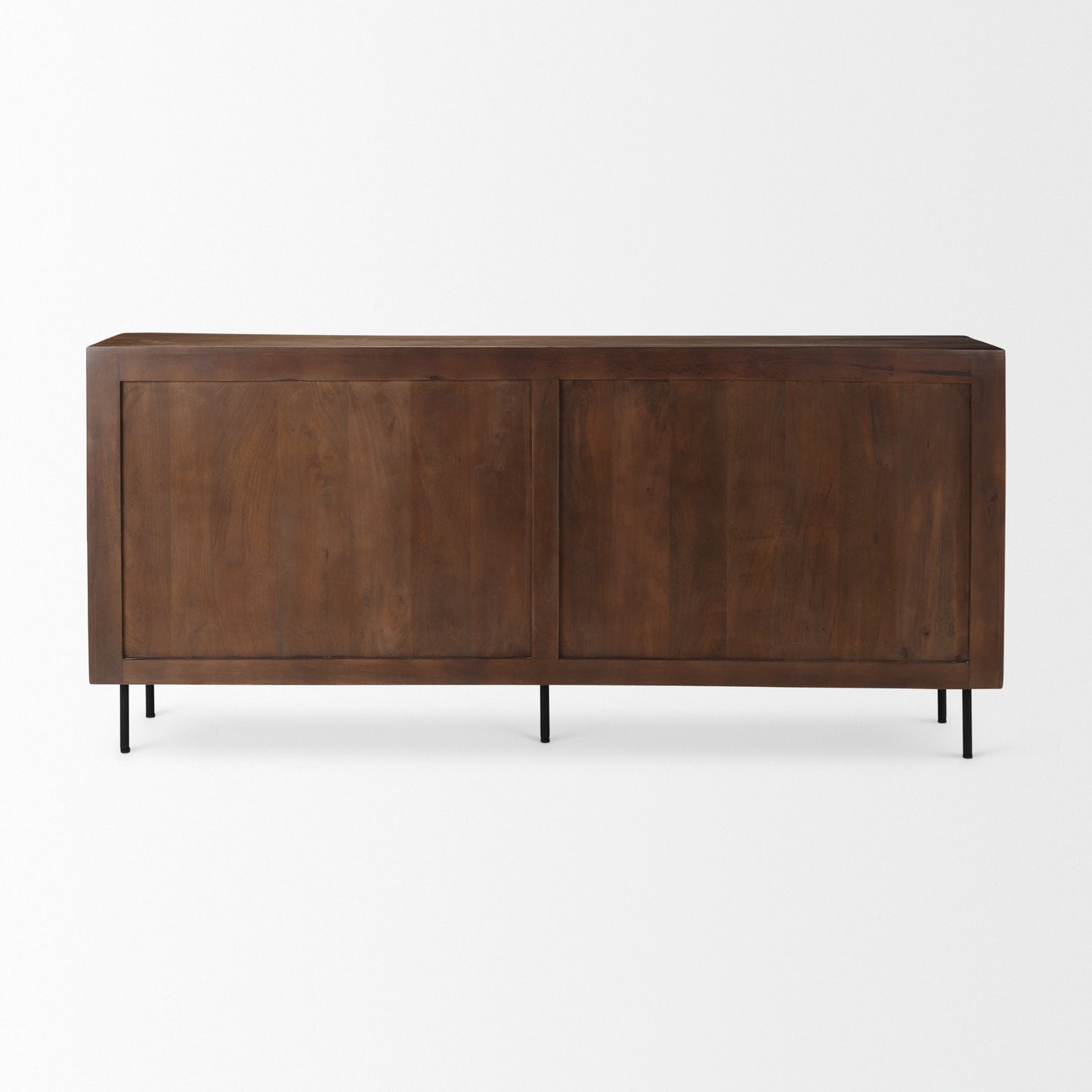 Lance 70.0L x 15.0W x 32.0H Medium Brown Solid Wood Sideboard