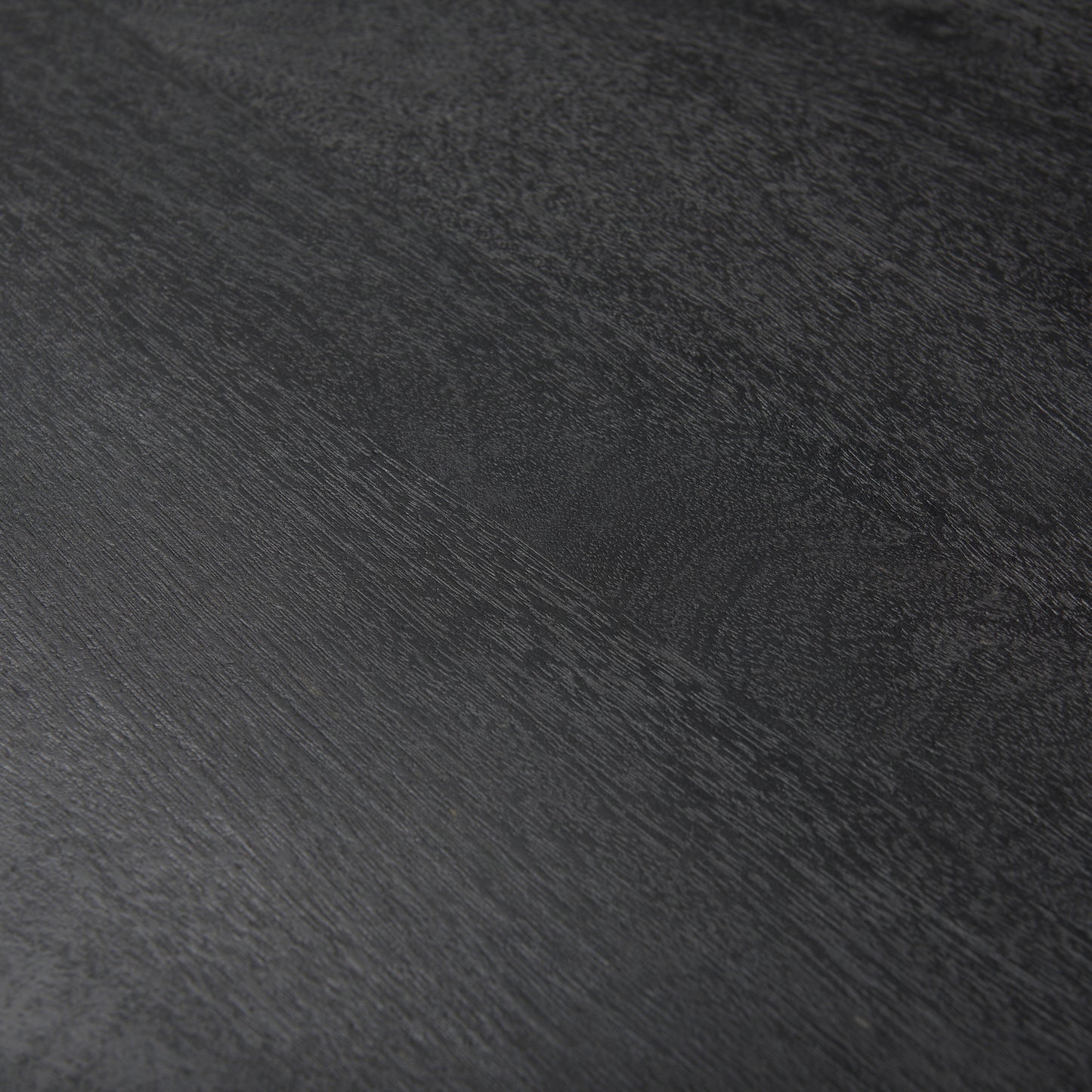 Forsey 28.0L x 45.3W x 18.0H Black Solid Wood Round Coffee Table