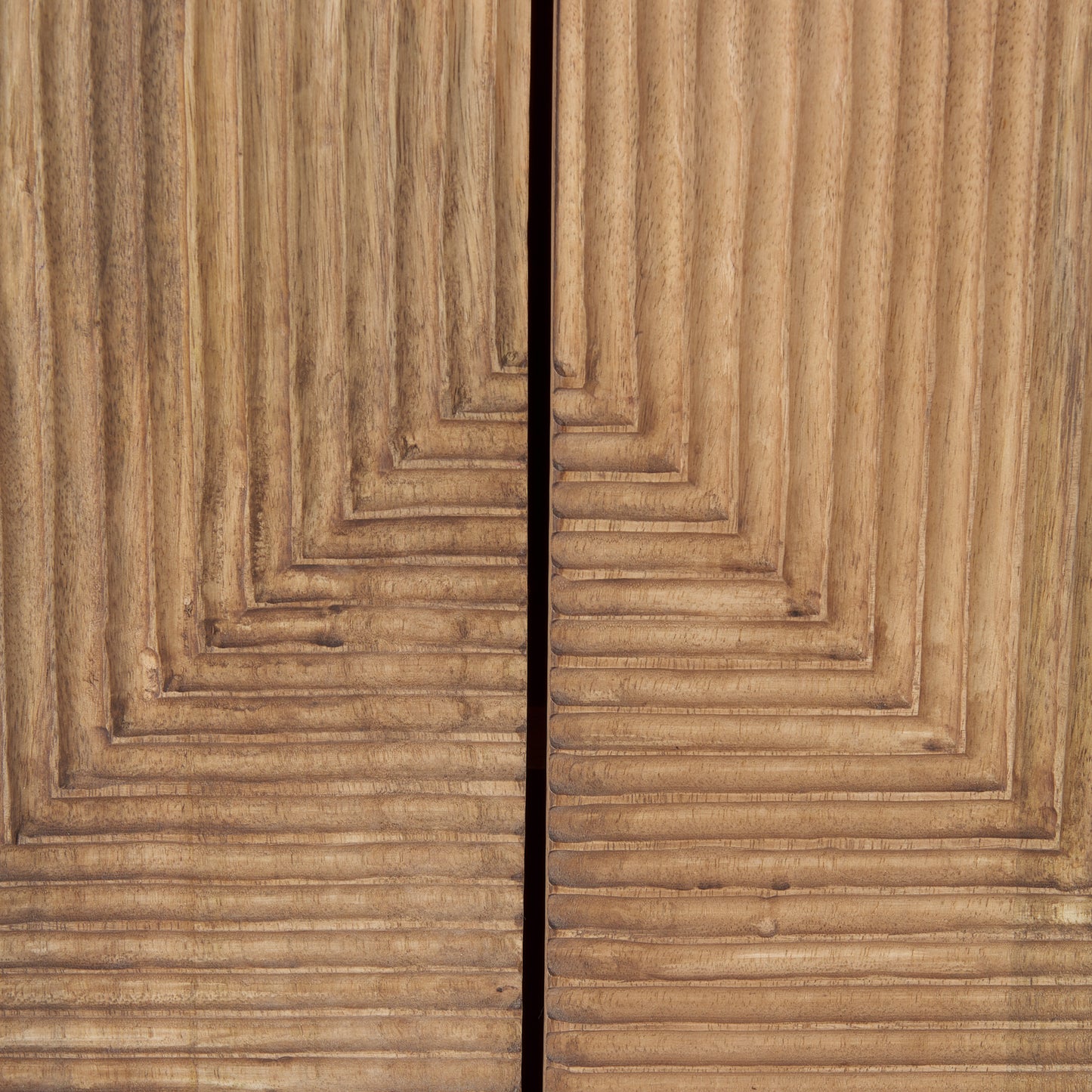 Cairo 36.0L x 19.5W x 36.0H 2 Door Wood and Metal Cabinet