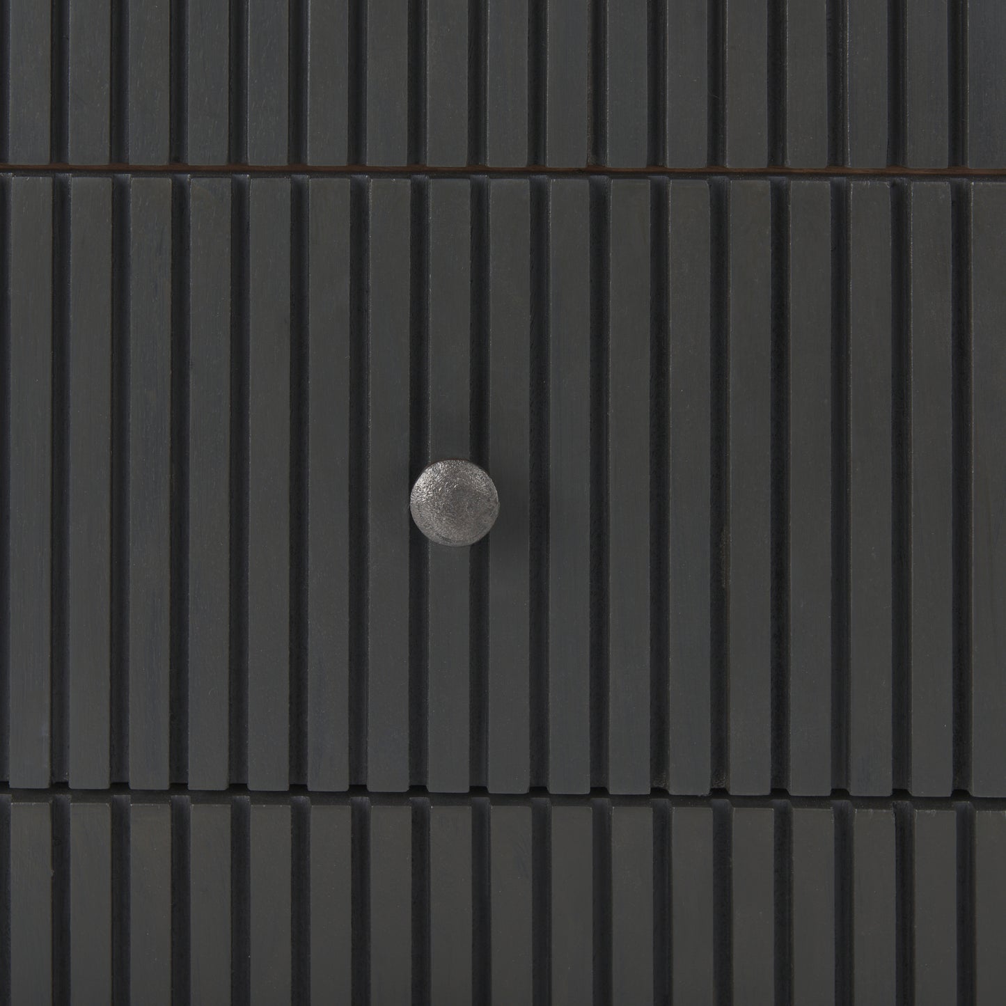 Grace 35.5L x 18.0W x 31.0H Medium Brown Wood W/Black Metal Frame 3 Drawer Accent Cabinet