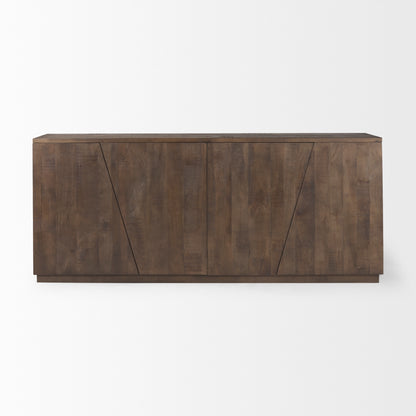 West 82.0L x 18.0W x 34.0H Wooden Angular Sideboard