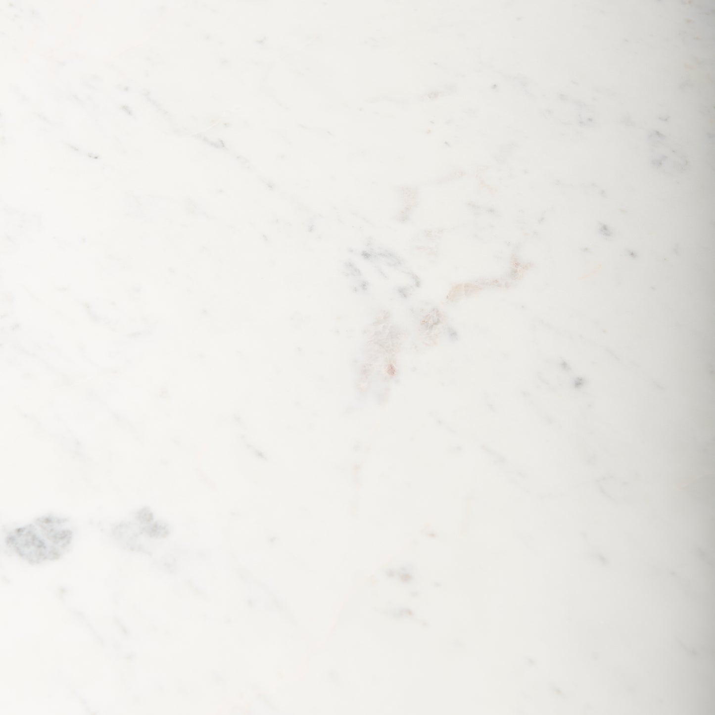 Maxwell 32" Round White Marble Tabletop w/ Blonde Wood & Black Metal Accent Pedestal Bistro Table