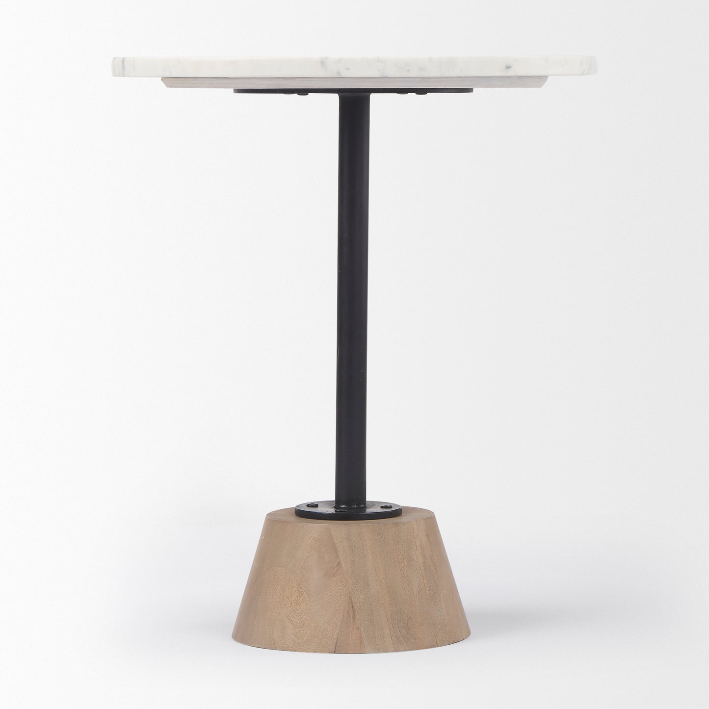 Maxwell Marble Top Pedestal End/Side Table